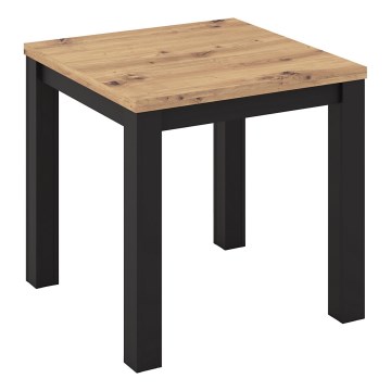 Laiendatav söögilaud ZARO artisan-tamm/must