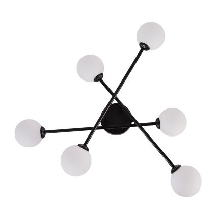 Lakke kinnitatav lühter DORADO 6xG9/28W/230V, must