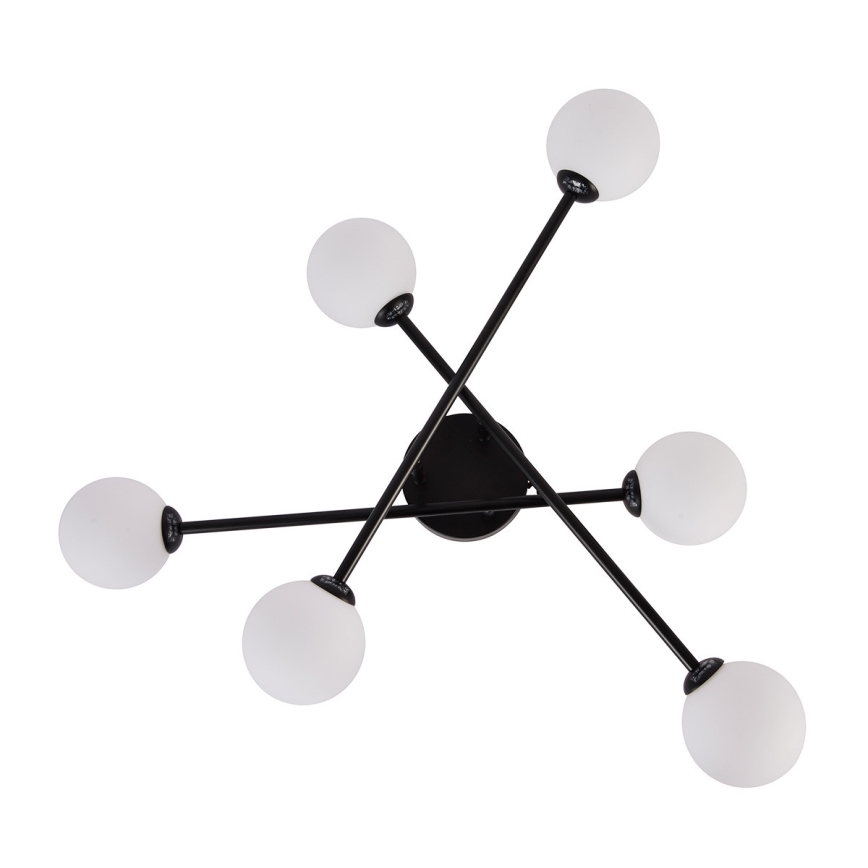 Lakke kinnitatav lühter DORADO 6xG9/28W/230V, must