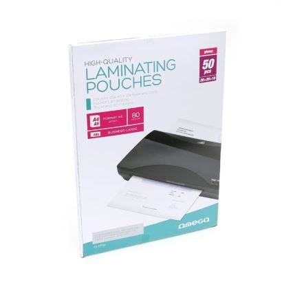 Lamineerimiskile A4 20 tk + A5 20 tk + visiitkaart 10 tk