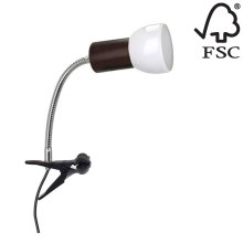 Lamp klamberkinnitusega SVENDA 1xE27/60W/230V pöök - FSC sertifitseeritud