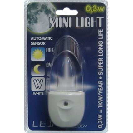 Lamp pistikupessa MINI-LIGHT (sinine valgus)