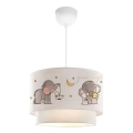 Laste laelamp CANDY 1xE27/40W/230V valge/hall