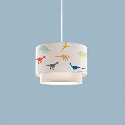 Laste laelamp CANDY 1xE27/40W/230V valge/mitmevärviline