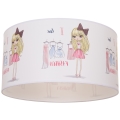 Laste laelamp GIRLS VIBES 1xE27/60W/230V, läbimõõt 40 cm, Armastan moodi