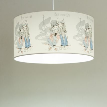 Laste laelamp GIRLS VIBES 1xE27/60W/230V läbimõõt 40 cm Paris