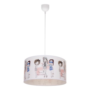 Laste laelamp GIRLS VIBES 1xE27/60W/230V, läbimõõt 40 cm, tüdrukutele