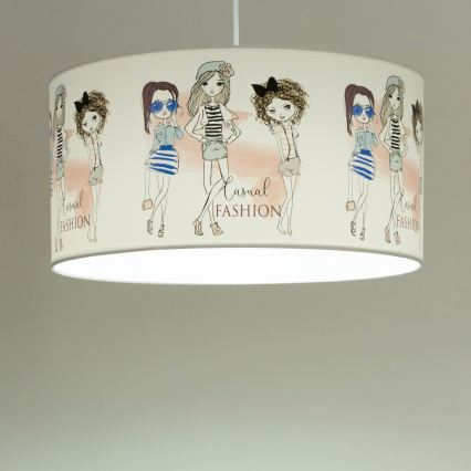 Laste laelamp GIRLS VIBES 1xE27/60W/230V, läbimõõt 40 cm, tüdrukutele