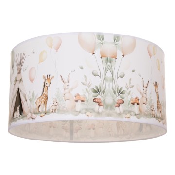 Laste laelamp KIDS ROOM 1xE27/60W/230V, läbimõõduga 40 cm, loomad