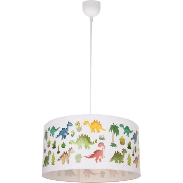Laste laelamp KIDS ROOM 1xE27/60W/230V, läbimõõt 40 cm, dinosaurus