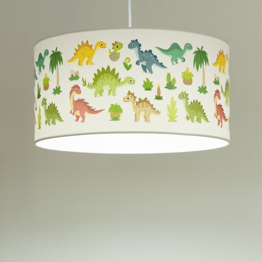 Laste laelamp KIDS ROOM 1xE27/60W/230V, läbimõõt 40 cm, dinosaurus