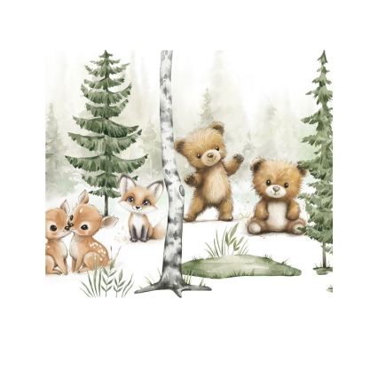 Laste laelamp KIDS ROOM 1xE27/60W/230V, läbimõõt 40 cm, loomakujundusega