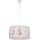 Laste laelamp KIDS ROOM 1xE27/60W/230V, läbimõõt 40 cm, loomamotiiv