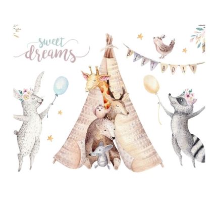 Laste laelamp KIDS ROOM 1xE27/60W/230V, läbimõõt 40 cm, loomamotiiv