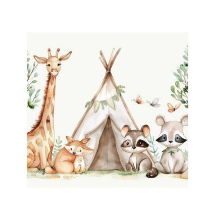 Laste laelamp KIDS ROOM 1xE27/60W/230V, läbimõõt 40 cm, loomamotiiviga