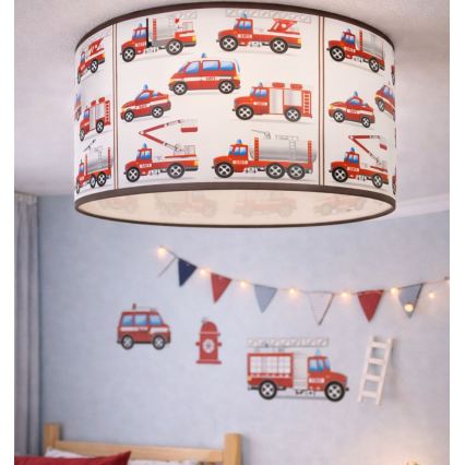 Laste laelamp KIDS ROOM 1xE27/60W/230V, läbimõõt 40 cm, tuletõrjujad