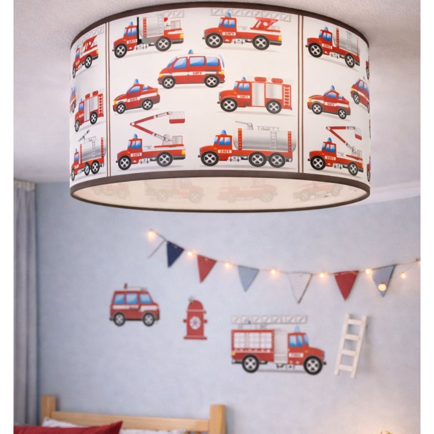 Laste laelamp KIDS ROOM 1xE27/60W/230V, läbimõõt 40 cm, tuletõrjujad