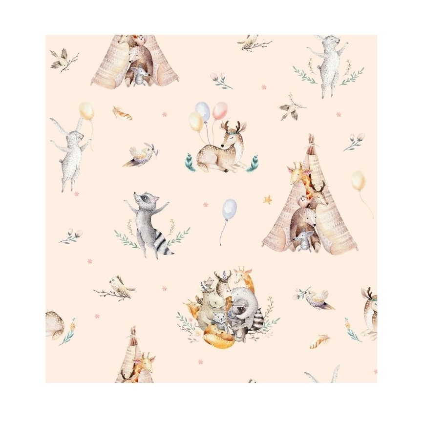 Laste laelamp KIDS ROOM 1xE27/60W/230V Ø 40 cm, loomamotiiv