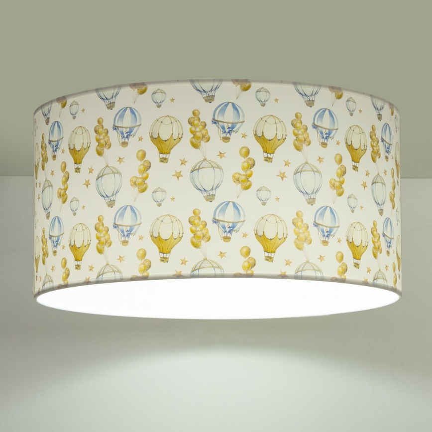 Laste laelamp KIDS ROOM, 1×E27/60W/230V, Ø 40 cm, õhupallide motiiv