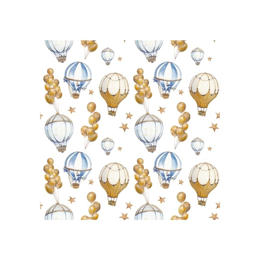 Laste laelamp KIDS ROOM, 1×E27/60W/230V, Ø 40 cm, õhupallide motiiv