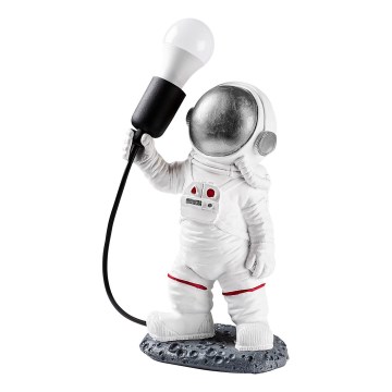 Laste lamp ASTRONAUT 1xE27/40W/230V hõbedane/valge