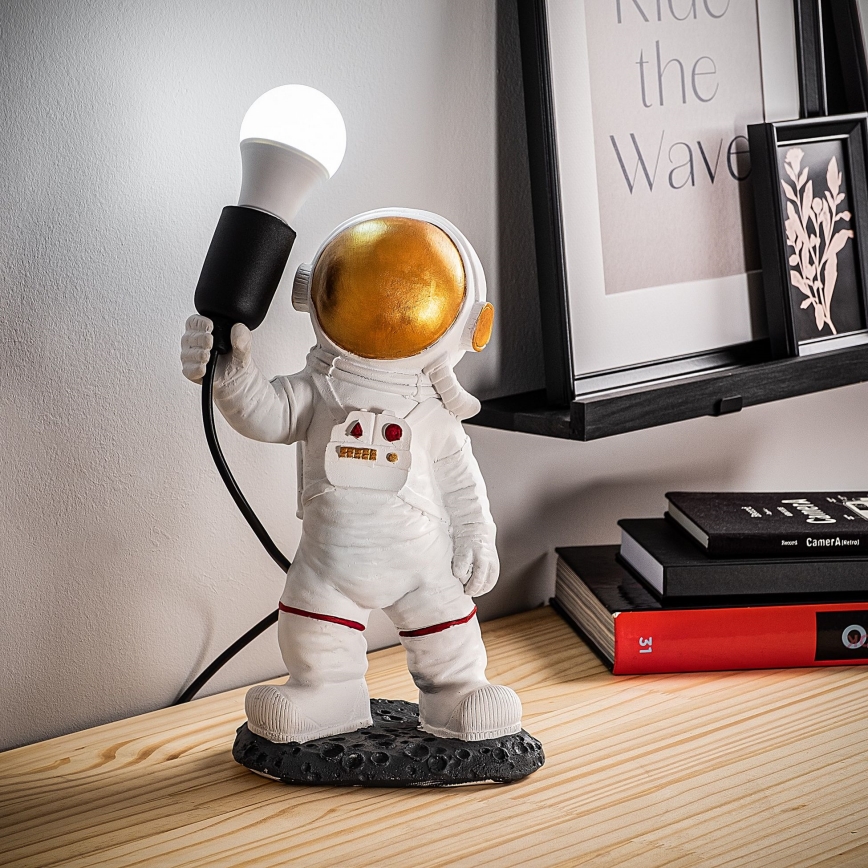 Laste lamp ASTRONAUT 1xE27/40W/230V vask/valge