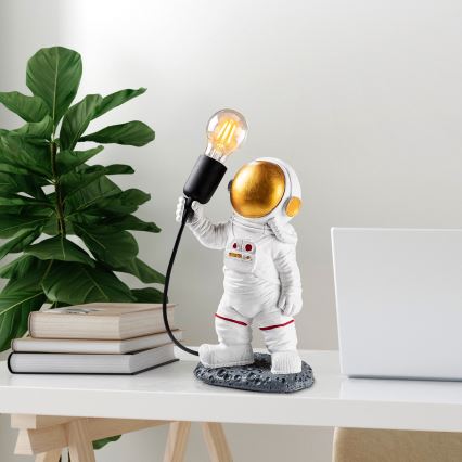 Laste lamp ASTRONAUT 1xE27/40W/230V vask/valge