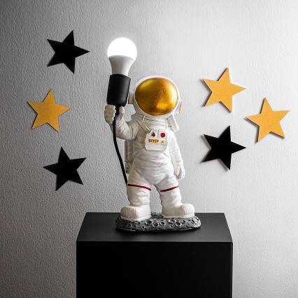 Laste lamp ASTRONAUT 1xE27/40W/230V vask/valge