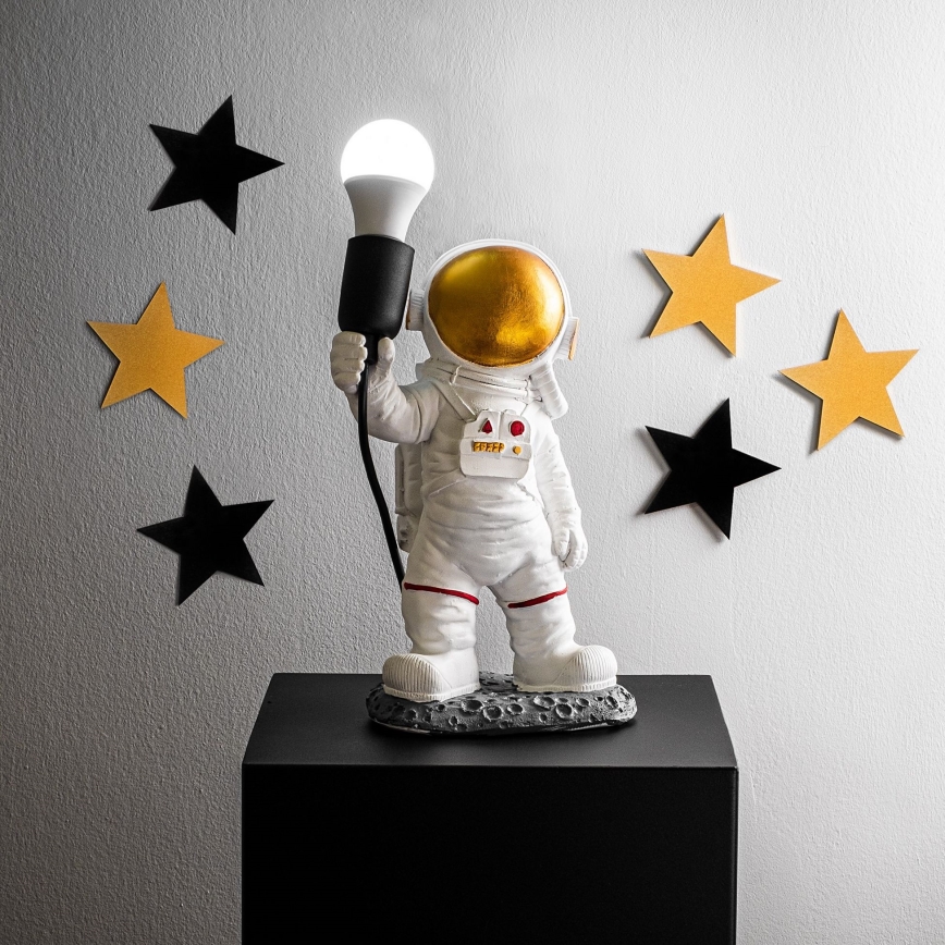 Laste lamp ASTRONAUT 1xE27/40W/230V vask/valge