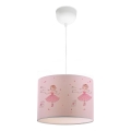 Laste lamp CANDY 1xE27/40W/230V roosa