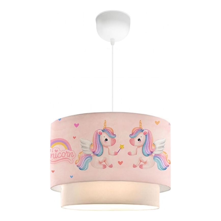 Laste lamp CANDY 1xE27/40W/230V roosa
