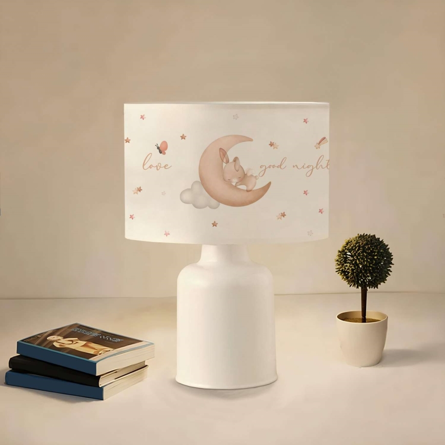 Laste lamp CANDY 1xE27/40W/230V valge/beez