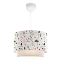 Laste lamp CANDY 1xE27/40W/230V valge/värviline