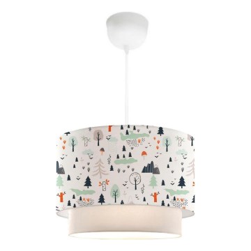Laste lamp CANDY 1xE27/40W/230V valge/värviline