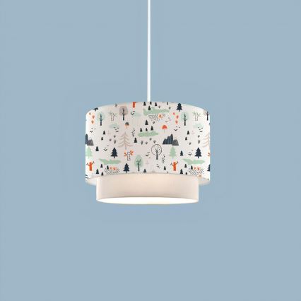 Laste lamp CANDY 1xE27/40W/230V valge/värviline
