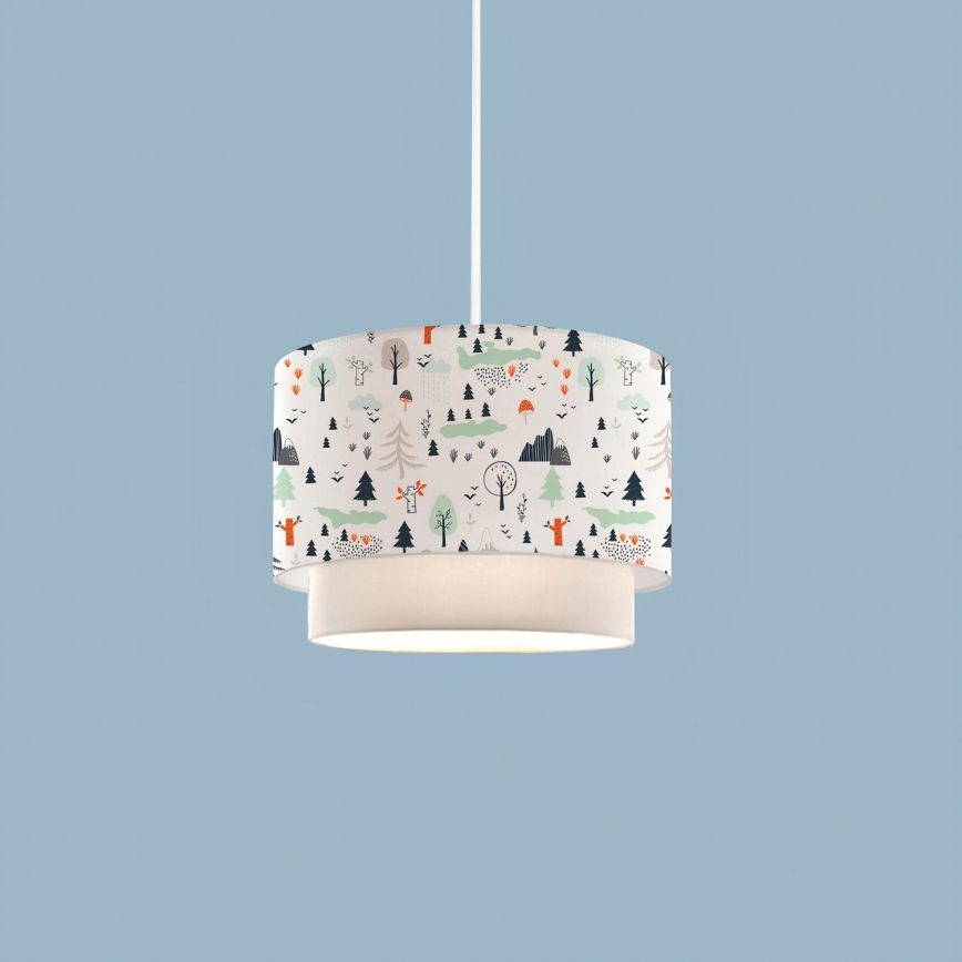 Laste lamp CANDY 1xE27/40W/230V valge/värviline