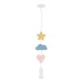 Laste lamp TRIO 1xE27/20W/230V kollane/sinine/roosa