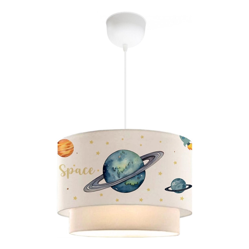 Laste latern CANDY 1xE27/40W/230V valge/mitmevärviline