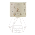 Laste laualamp KIDS ROOM 1xE27/60W/230V, läbimõõt 18 cm, loomakujundusega