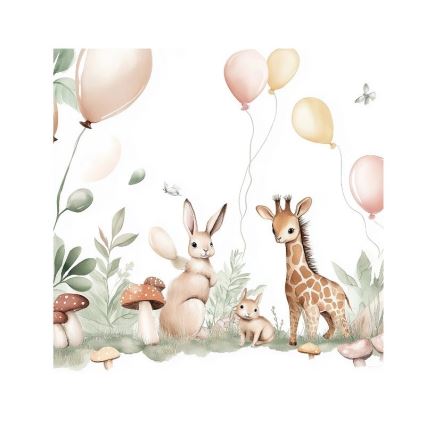 Laste laualamp KIDS ROOM 1xE27/60W/230V, läbimõõt 18 cm, loomamotiividega