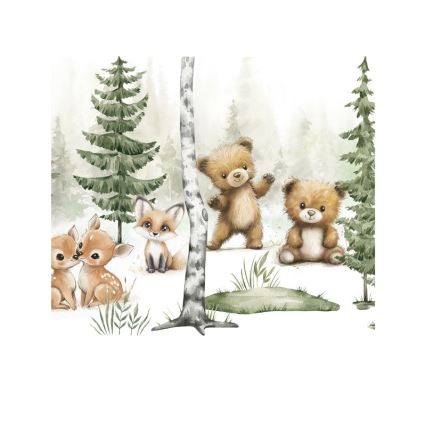 Laste laualamp KIDS ROOM 1xE27/60W/230V, läbimõõt 18 cm, loomamotiividega