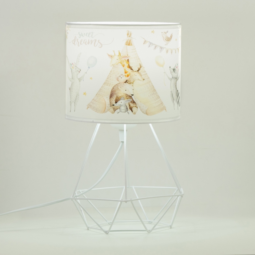 Laste laualamp KIDS ROOM 1xE27/60W/230V, Ø 18 cm, loomakujuline
