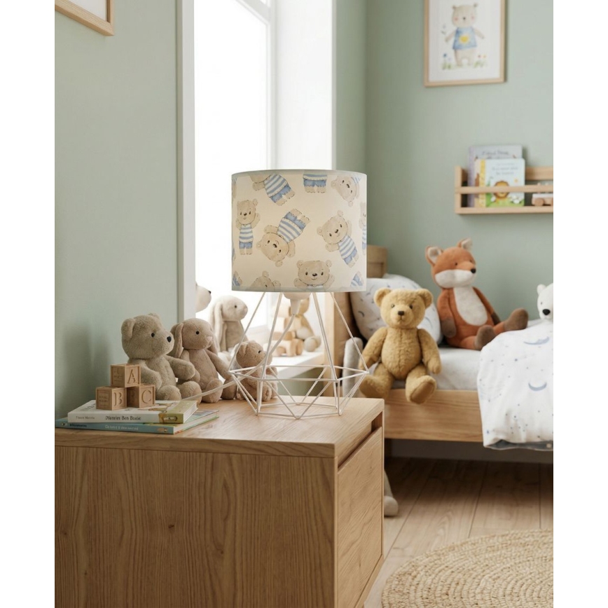 Laste laualamp KIDS ROOM 1xE27/60W/230V Ø 18 cm mõmmik