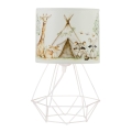 Laste lauavalgusti KIDS ROOM 1xE27/60W/230V, läbimõõt 18 cm, loomakujundusega
