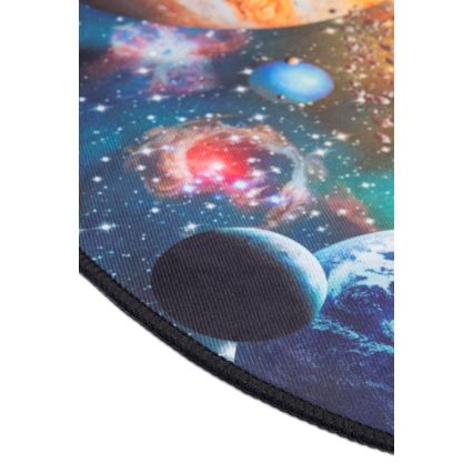 Laste libisemisvastane vaip PRINT 3D 80 cm planeedid/erksavärviline