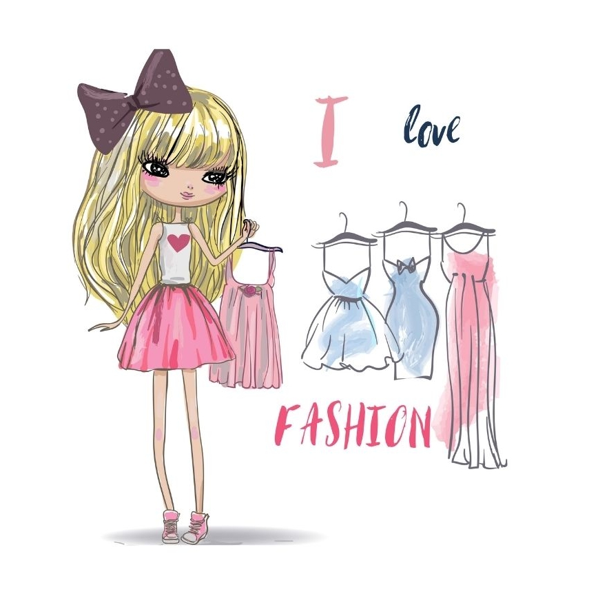 Laste lühter GIRLS VIBES 1xE27/60W/230V läbimõõt 40 cm Ma armastan moodi