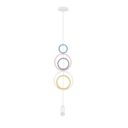 Laste lühter HOOPS 1xE27/20W/230V, Ø 19 cm, värvikas