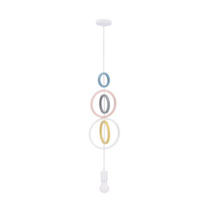 Laste lühter HOOPS 1xE27/20W/230V, Ø 19 cm, värvikas