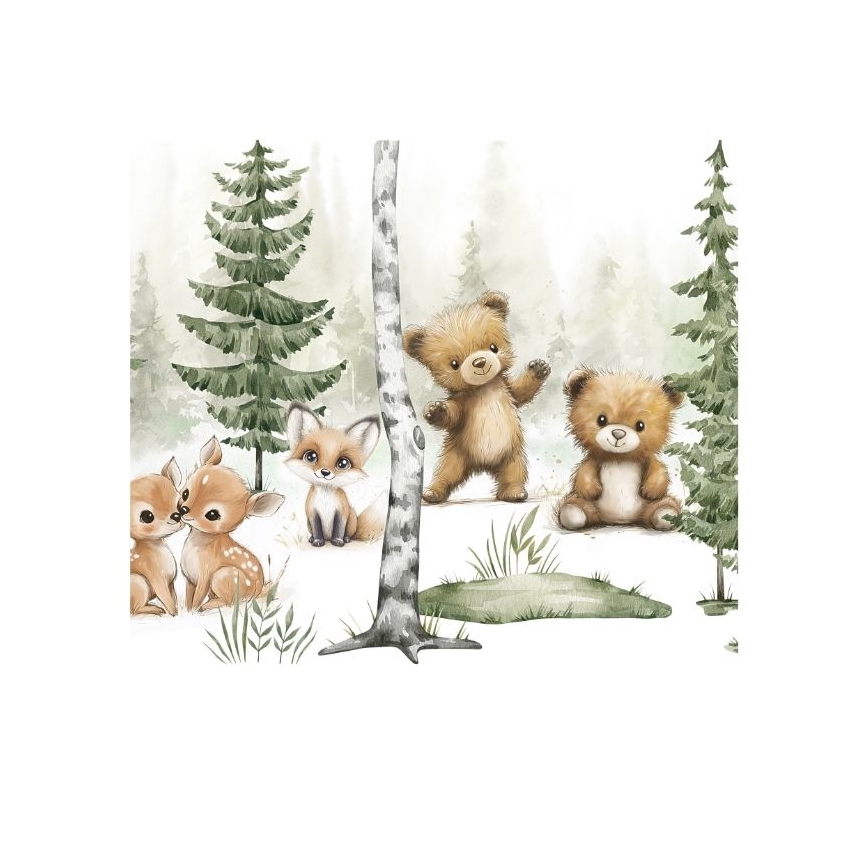 Laste lühter KIDS ROOM 1xE27/60W/230V, läbimõõt 40 cm, loomakujundusega