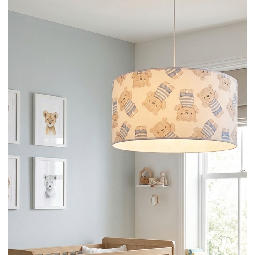 Laste lühter KIDS ROOM 1xE27/60W/230V, läbimõõt 40 cm, mängukaru